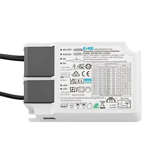 LED-meghajtó Powerline Panel CC, DALI, 42 W, 450 - 1,100 mA Legjobb ár