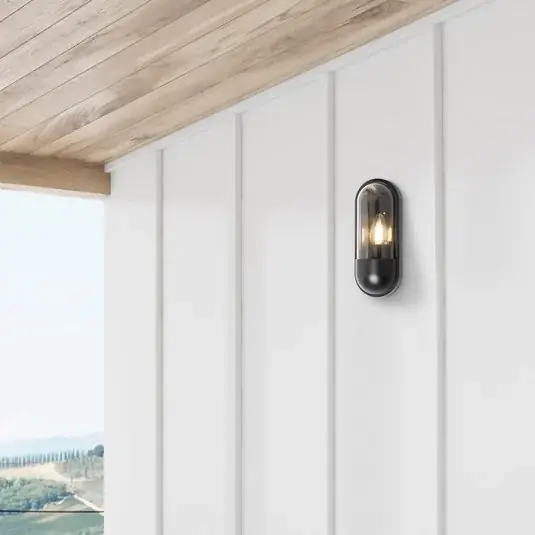 Biztonságos fizetés Kültéri fali lámpa X Capsule, IP44