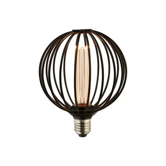 Globe LED izzó, fekete, E27, 3,5 W, 1.800K, dimmelhető Legkelendőbb