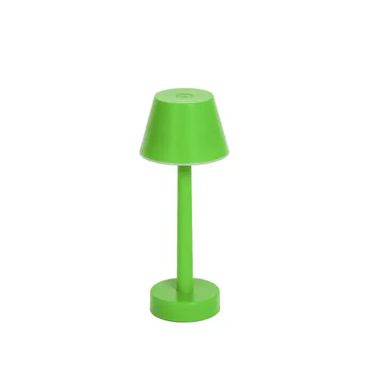 Végkiárusítás Lindby LED-es újratölthető lámpa Gaja, zöld, USB, IP44, RGBW, dimmelhető