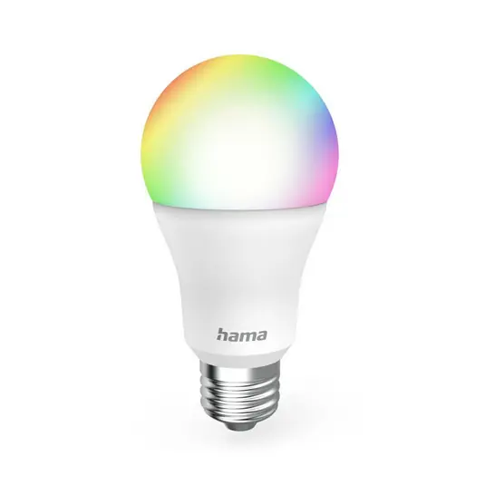 Alacsony ár Hama Smart LED izzó tiszta E27 A60 WLAN Matter 9W RGBW