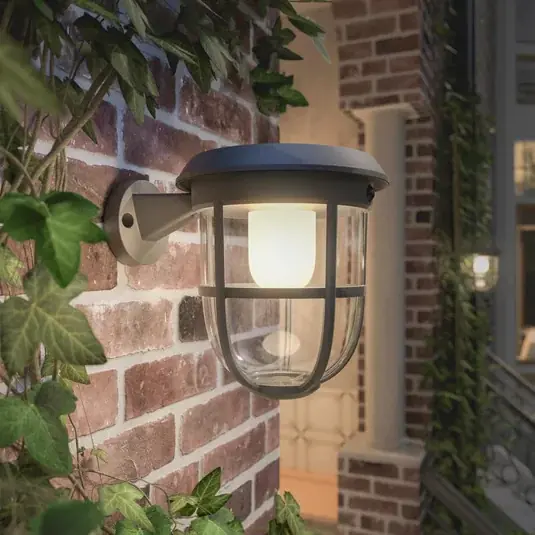 Biztonságos vásárlás Philips LED-es napelemes fali világítás Radii