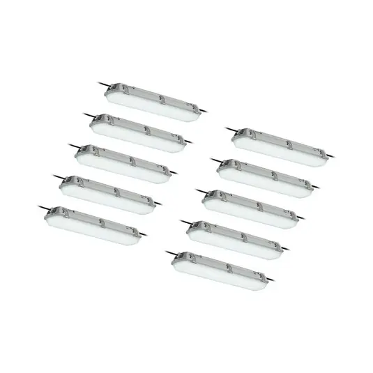 Outlet Arcchio Rao LED-es nedvességálló lámpatest, hossza 61,8 cm, 10 darabos készlet