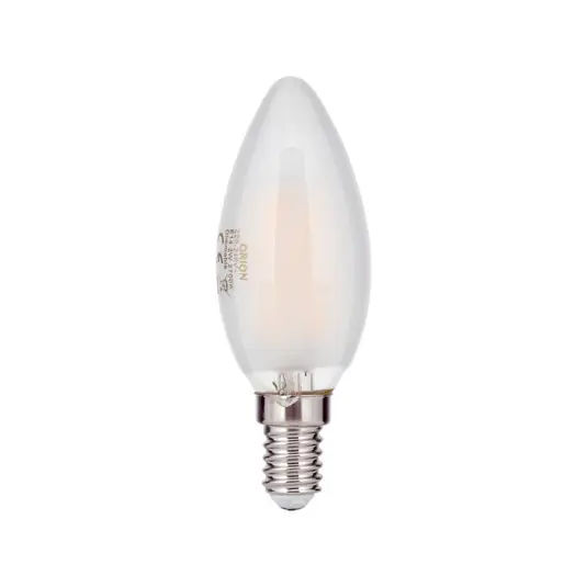 LED izzó E14 C35, matt, 2W, 2700 K, 180 lm, dimmelhető Vásárlói kedvenc