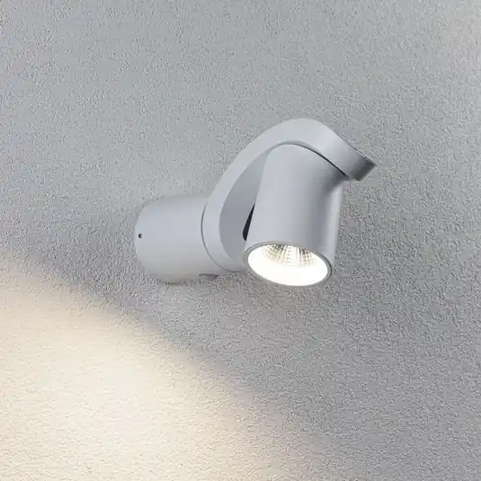 Paulmann LED kültéri fali lámpa Cuff, érzékelő, fehér Árcsökkenés