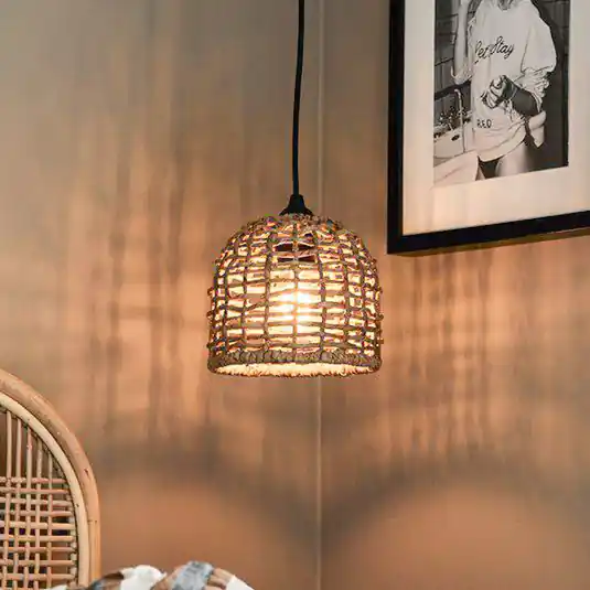 Bestseller PR Home Cebu lógó világítás, Ø 17 cm, Lampakanay, természetes barna