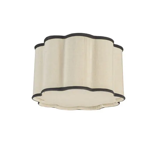 Utolsó esély PR Home Judy mennyezeti lámpa, pamut textil, natúr bézs Ø 35 cm