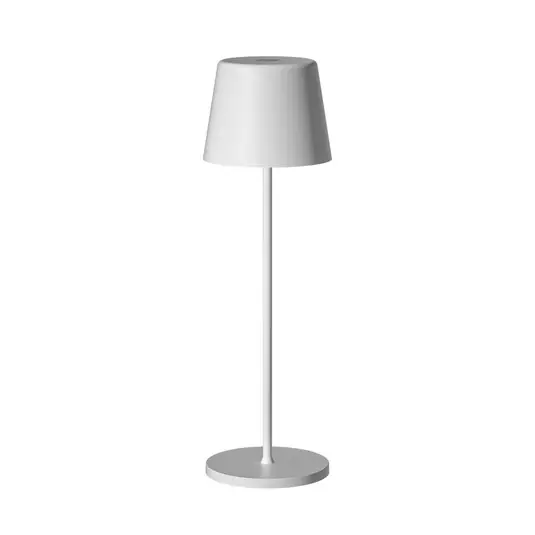 Müller Licht tint LED-es újratölthető asztali lámpa Dalia, alumínium, fehér Olcsóbb