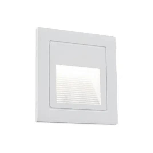 Utolsó esély Loro LED fali lámpa, fehér, szélesség 8,5 cm, alumínium