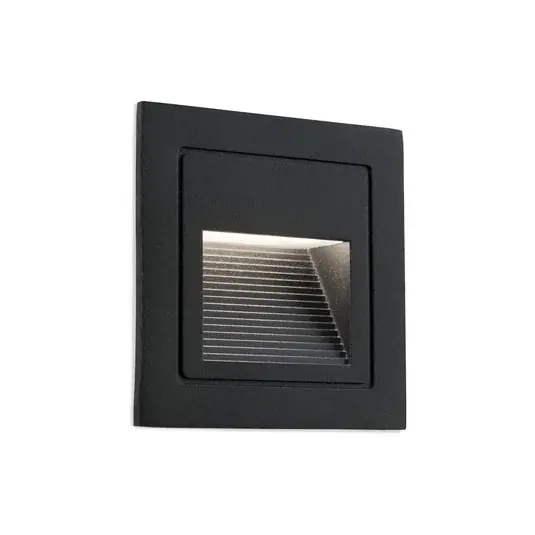 Legjobb ár Loro LED fali lámpa, fekete, szélesség 8,5 cm, alumínium