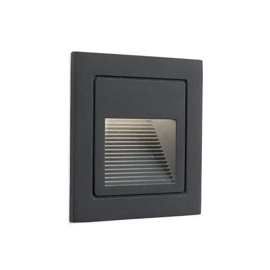 Loro LED fali lámpa, antracit, szélesség 8,5 cm, alumínium Akciós ár