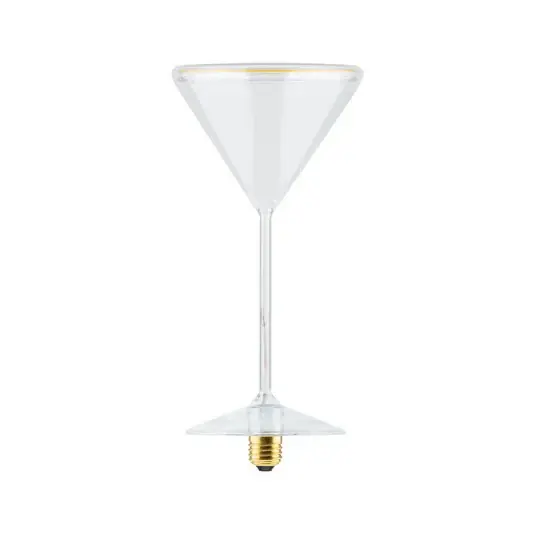 Azonnal elérhető SEGULA LED izzó Lebegő Martini, E27, 6 W, 922 dim, 922 dim