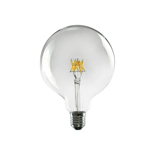 SEGULA LED E27 6W Globe 24V DC tiszta izzószál 927 környezeti fényerősségű Expressz kézbesítés