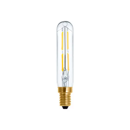 Végkiárusítás SEGULA LED E14 6W cső 24V DC izzószál világos 2,200K dimmelhető