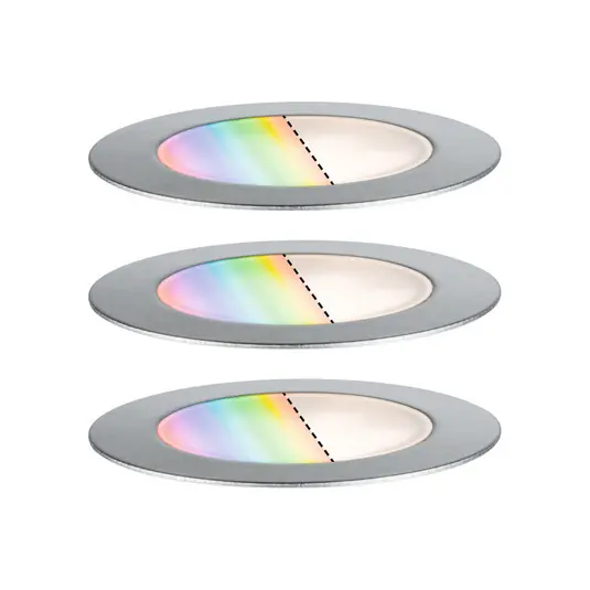 Exkluzív ajánlat Paulmann Plug & Shine süllyesztett reflektor padló 3 RGBW ZigBee