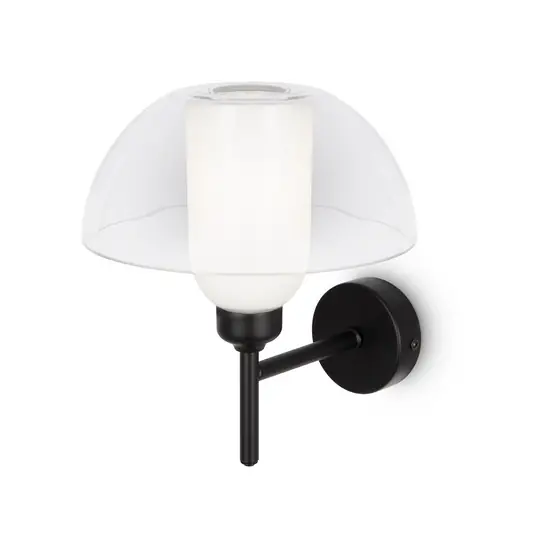 Maytoni Memory fali lámpa, fekete, magasság 24,4 cm, kerámia Expressz szállítás
