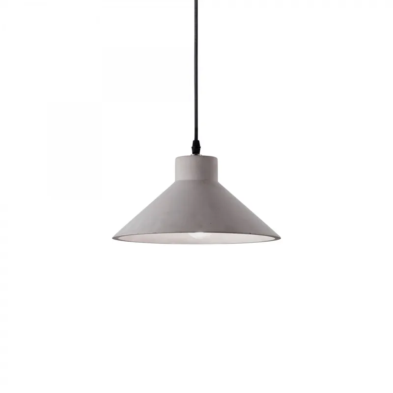 Ideal Lux 129099 mennyezeti függőlámpa Oil 1x60W E27 - betonszínű Különleges ajánlat