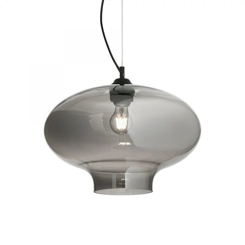 Ideal Lux 120904 mennyezeti függőlámpa Bistro 1x60W E27 - füstüveg Újdonság