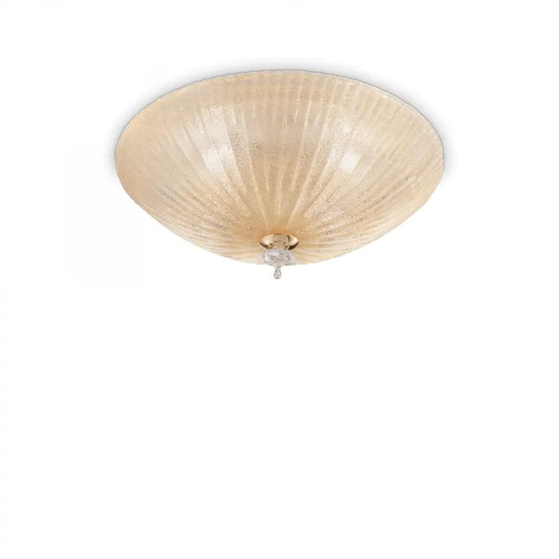 Olcsóbb Ideal Lux 140179 mennyezeti és fali lámpa Shell 3x60W E27