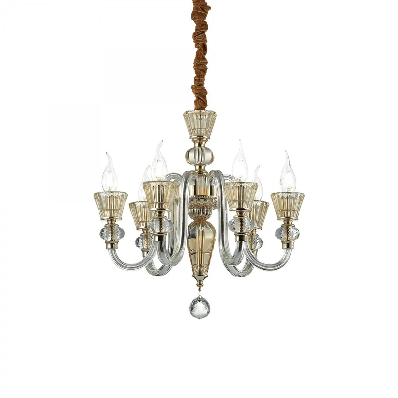 Ideal Lux 140605 mennyezeti függőlámpa Strauss 6x40W E14 Akciós ár