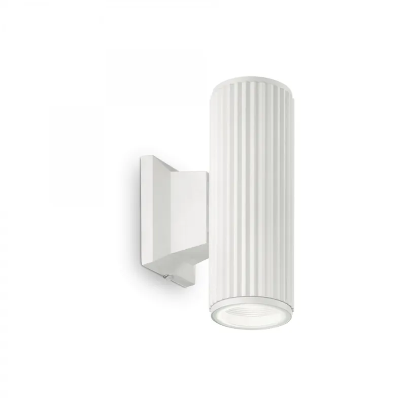 Gyors szállítás Ideal Lux 129457 LED kültéri fali lámpa Base 2x28W GU10 IP44 - fehér