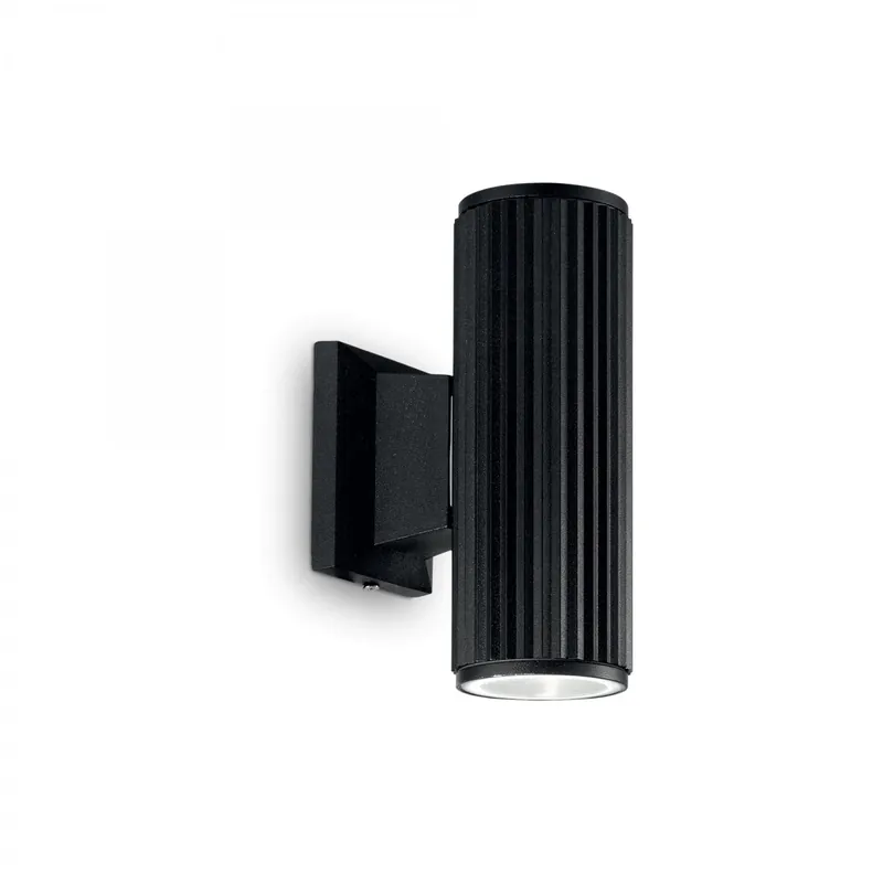 Ajánlat Ideal Lux 129433 kültéri fali lámpa Base 2x28W GU10 IP44 - fekete