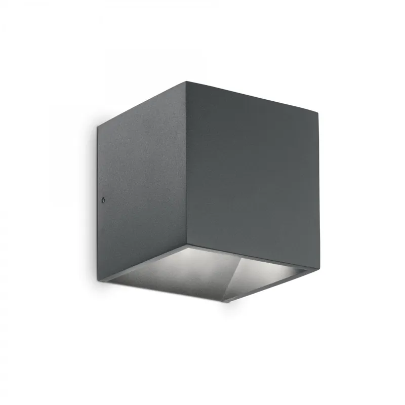 Ideal Lux 149738 LED kültéri fali lámpa Rubik 1x6W IP44 - antracit Outlet