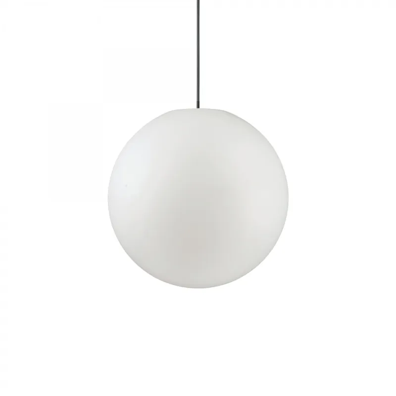 Ideal Lux 136004 kültéri mennyezeti függőlámpa Sole Medium 1x60W E27 IP44 - fehér Szuper akció