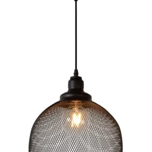Azonnali szállítás Lucide 43404/28/30 mennyezeti függőlámpa Mesh 1x60W E27