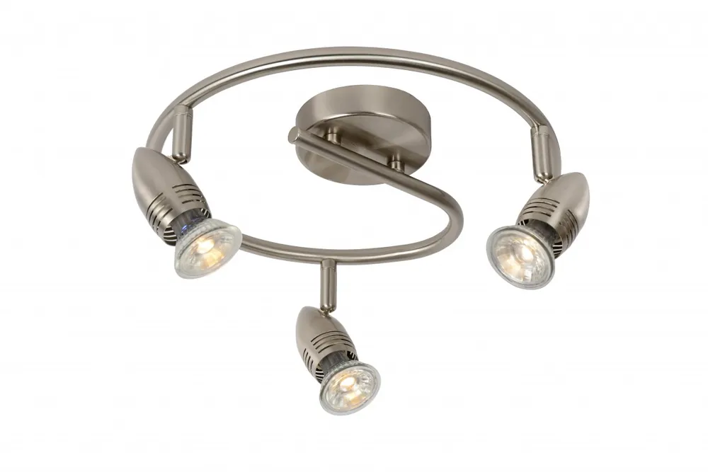 Gyors szállítás Lucide 13955/14/12 LED mennyezeti spotlámpa Caro 3x5W GU10 2700K
