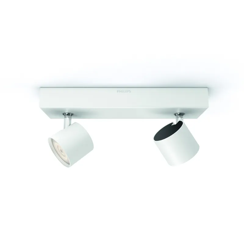 Prémium Philips 56242/31/P0 LED mennyezeti spotlámpa Star 2x4,5W 2700K - WarmGlow funkció