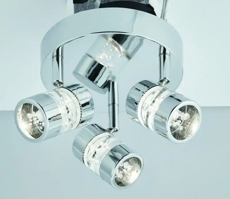 Kedvezményes ár Searchlight 4413CC BUBBLES LED hárompontos lámpa IP44