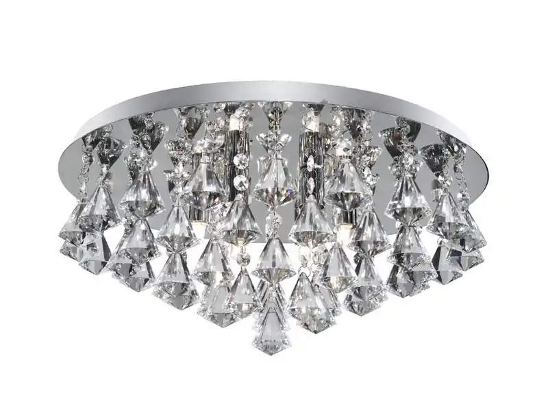 Alacsony ár Searchlight 3308-8CC HANNA mennyezeti lámpa 8xG9