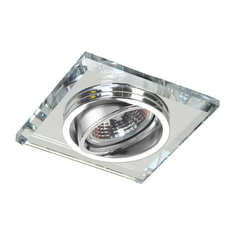 Emithor 71063 ELEGANT GLASS süllyesztett lámpa GU10 / 50W, króm Vásárlói kedvenc