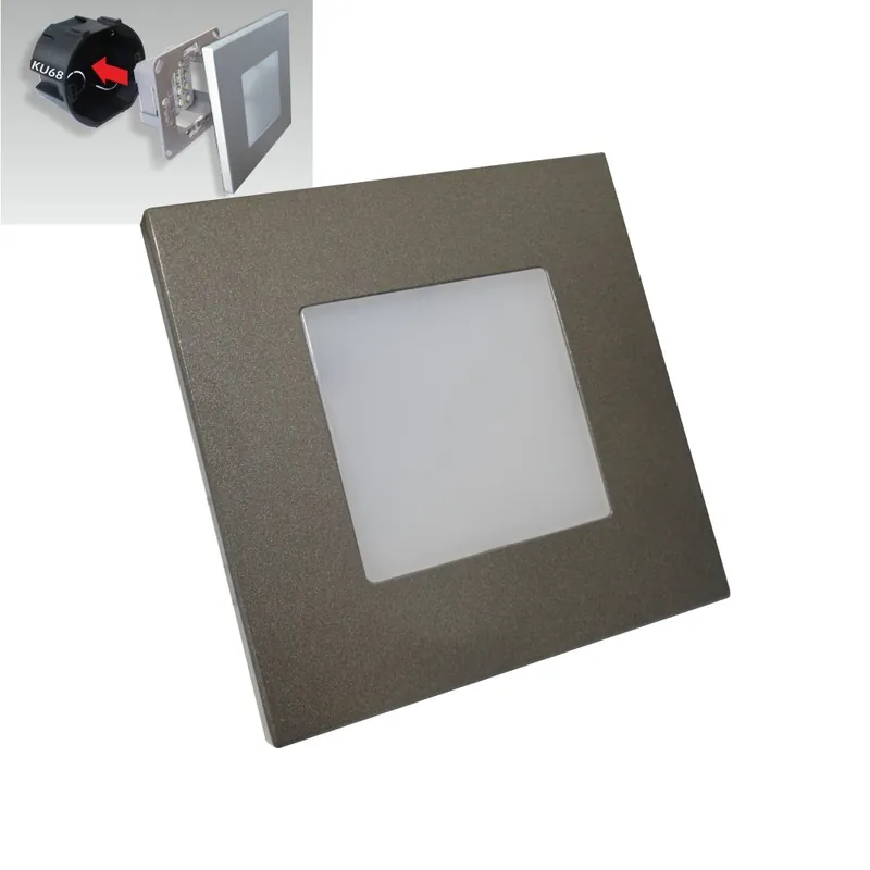 Emithor 48305 STEP LIGHT LED fali lámpa 1W, 60lm, 4000K, antracit Outlet
