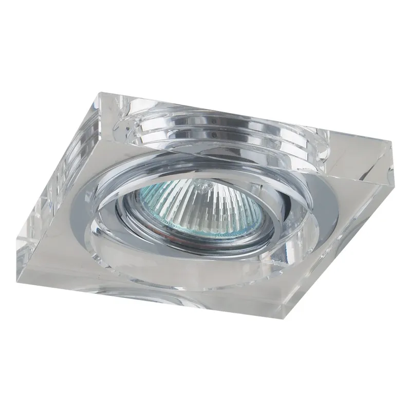 Emithor 71037 ELEGANT GLASS MOVABLE downlight GU10 / 50W, átlátszó kristály K9 / króm Nézd meg most