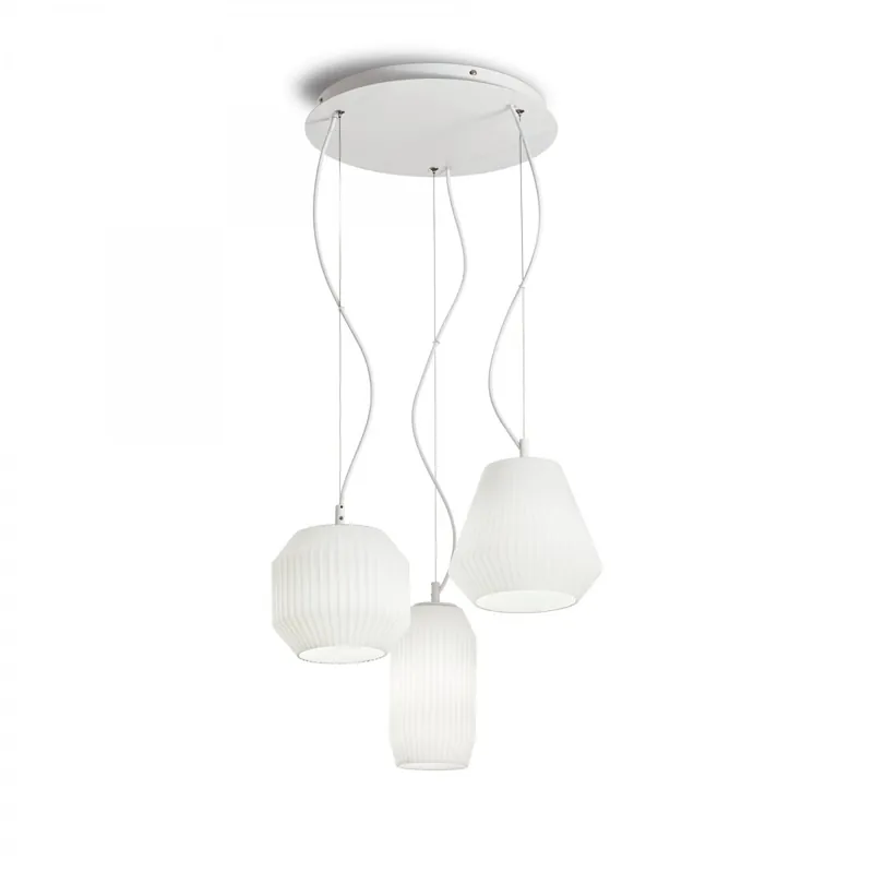Ideal Lux 198095 mennyezeti függőlámpa Origami 3x60W E27 Olcsóbb
