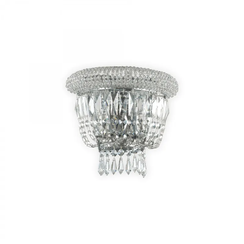 Árcsökkenés Ideal Lux 207155 fali lámpa Dubai 2x40W E14