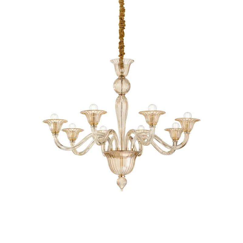 Ideal Lux 199412 mennyezeti függőlámpa Brigitta 8x40W E14 Árcsökkenés