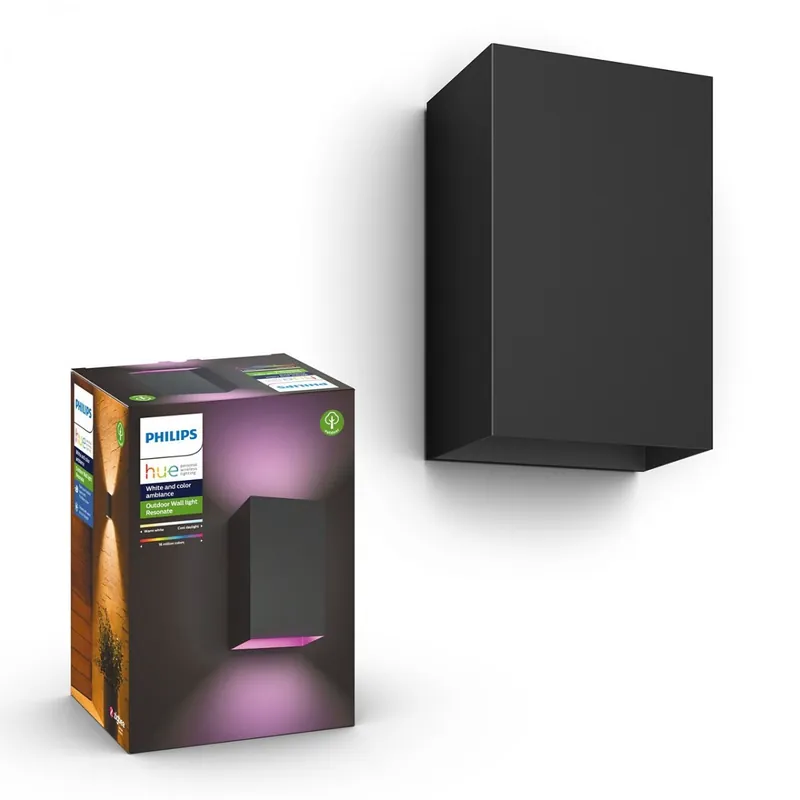 Philips Hue 17464/30/P7 LED kültéri fali lámpa Resonate 2x8W RGB - White and Color Ambiance Exkluzív ajánlat