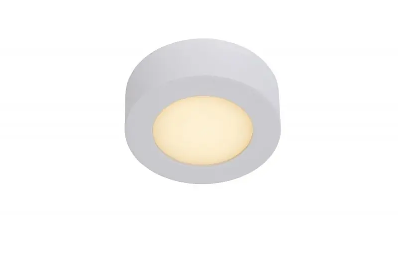 Lucide 28116/11/31 LED mennyezetre szerelhető lámpa Brice 1x8W 3000K IP44 - szabályozható, fürdőszobába Kedvezmény