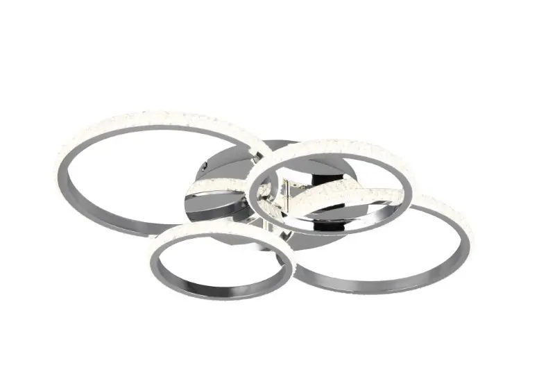 Kiárusítás Trio Reality TR67364106 LED mennyezetre szerelhető lámpa CIRES 27W integrált LED forrás 3400lm 4000K