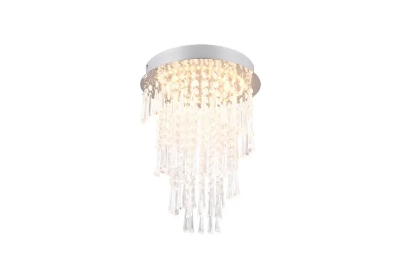 Kedvezmény Trio Reality TR67341106 LED mennyezetre szerelhető lámpa POMP 18W integrált LED forrás 2400lm 2700-6500K
