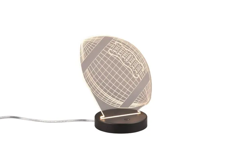 Kedvezményes ár Trio Reality TR52821132 LED asztali lámpa FOOTBALL 3,2W integrált LED forrás 250lm 3000K