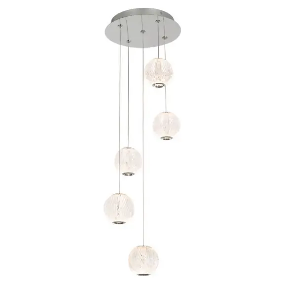 Olcsóbb Italux PND-12220121-5A-CR LED mennyezeti függőlámpa Rosario integrált LED forrás 3000K