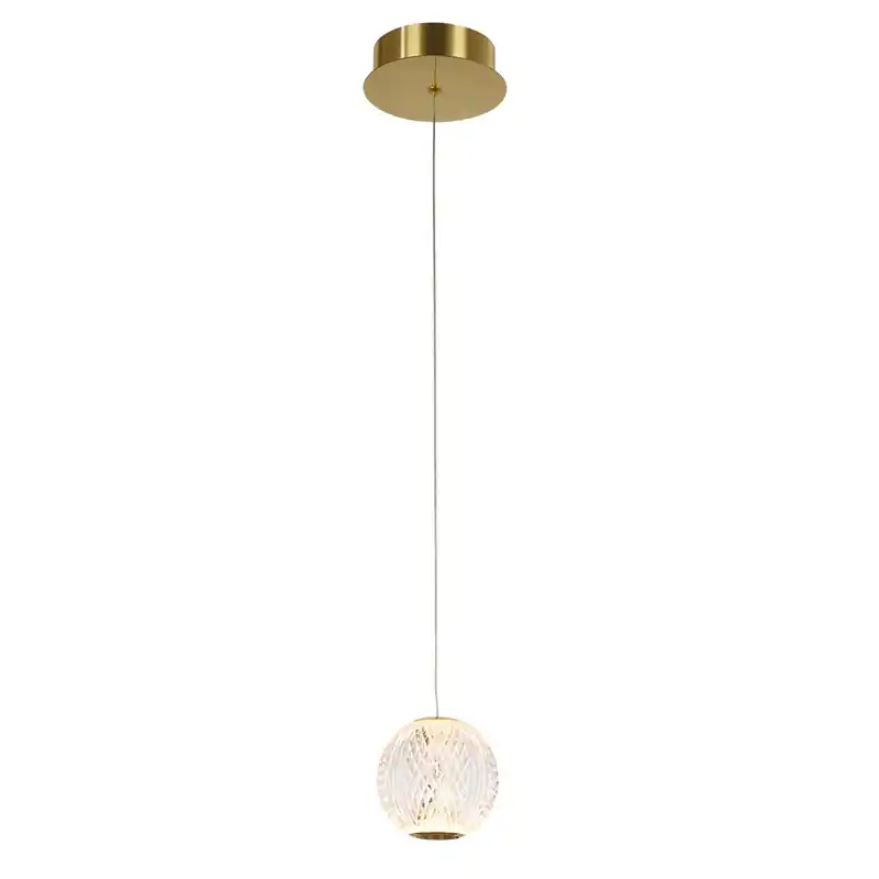 Végkiárusítás Italux PND-12220121-1A-GD LED mennyezeti függőlámpa Rosario integrált LED forrás 3000K