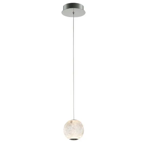 Akció Italux PND-12220121-1A-CR LED mennyezeti függőlámpa Rosario integrált LED forrás 3000K