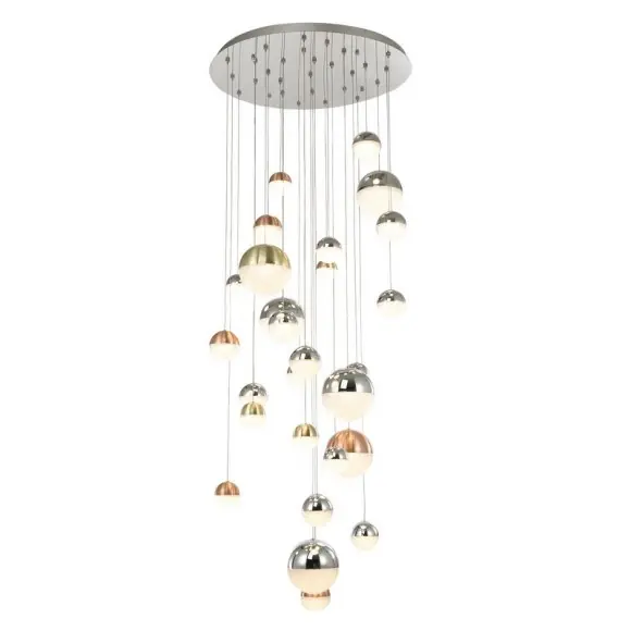 Csak ma Italux PND-13112146-27A-CHPN LED mennyezeti függőlámpa Mocado integrált LED forrás 3000K