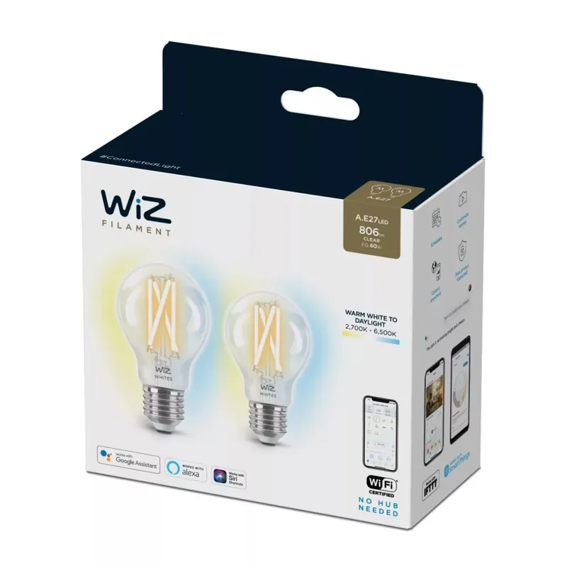Philips 8719514551053 LED izzókészlet 7W E27 806 lm 2700-6500K Újdonság