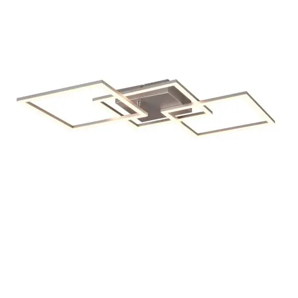 Expressz kézbesítés Trio TR64493187 LED mennyezetre szerelhető lámpa TRAIL integrált LED forrás 3550lm 3000K